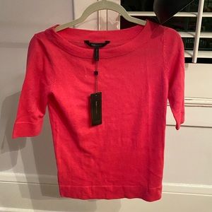 NWT BCBG hot pink sweater